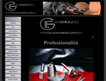 Tablet Screenshot of gambirazio.it